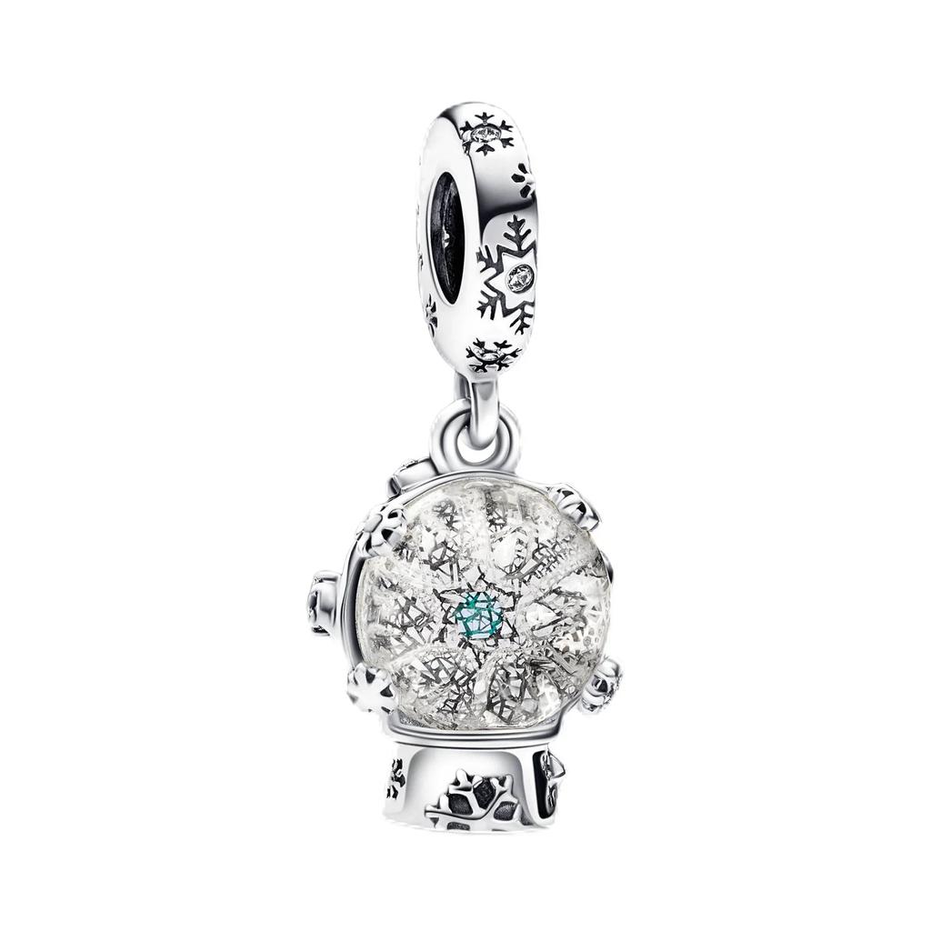 Оригинальная медная рождественская фигурка снеговика, снежинки, воздушные шары, бусины, шармы для DIY браслета, ожерелья, женский подарок