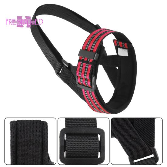 Регулируемый светоотражающий намордник для собаки, удобный, простой в использовании, поводок для прогулок на свежем воздухе в комплекте.