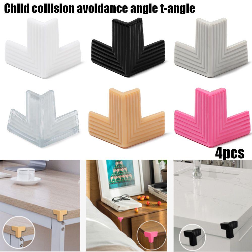 4PCS Children Safety Desk Table Corner Protector Edge Protection Anticollision Strip Corner Guards