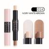 Dual-Ended Contour Stick Double End Stick Matte Nose Shadow Profile Highlight And Highlight Dual Purpose Shadow Pen