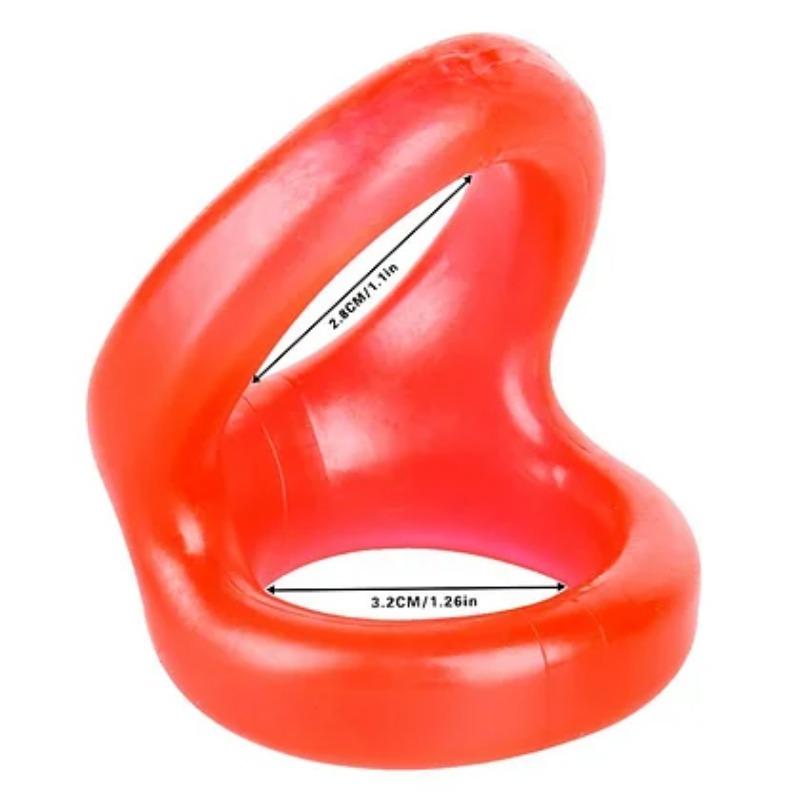 TPE Bundle Sperm Ring Double Egg Penis Ring
