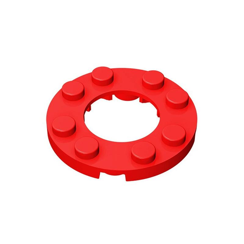 50pcs 11833 Round 4x4 Plate Building Blocks Kit With Open Center Bricks Particle Educational Toy Children Birthday Xmas Gift