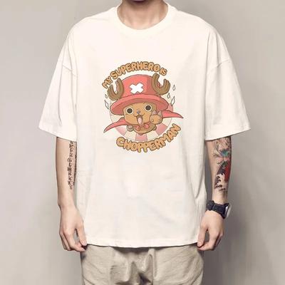 Футболка с принтом персонажей аниме One Piece Луффи Зоро Эйс Мультяшная футболка Унисекс для взрослых и детей Модная уличная одежда