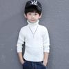 Autumn and Winter Unisex Casual Pullover Turtleneck and O-Neck 2-13 Years Boys and Girls Knitted Sweater Kids Clothes High Collar Pullover Sweater