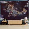 Звезда Вселенная кошка гобелен настенный богемный психоделический колдовство спальня гостиная домашний декор