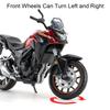 1:12 Honda Cb400x Cbr1000rr Сплав Модель мотоцикла Игрушки Машина Литой металл Резиновые шины Управление передним колесом Машины Украшение для дома