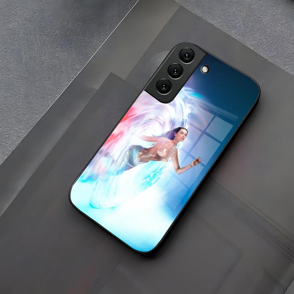 K-Katy P-Perry Popular Singer Phone Case Glass For Samsung Galaxy S23 S24 S21 S25 S22 S20 Ultra Fe Plus A55 A15 A14 Coque