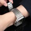 Магнитный браслет из нержавеющей стали для Apple Watch 46 мм 49 мм 45 мм 44 мм мужской браслет из металлических звеньев для iWatch Series 10 9 8 7 6 5 Se Ultra 1 2