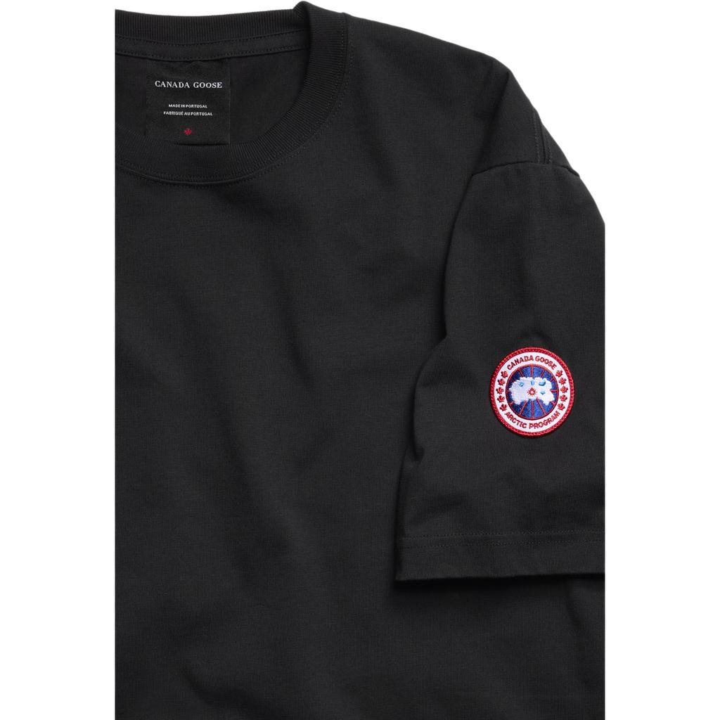 Canada Goose SS26 Новая футболка Летняя коллекция Простая Классическая Удобная Модная Базовая посадка Футболка Мужские топы 1328M-9061