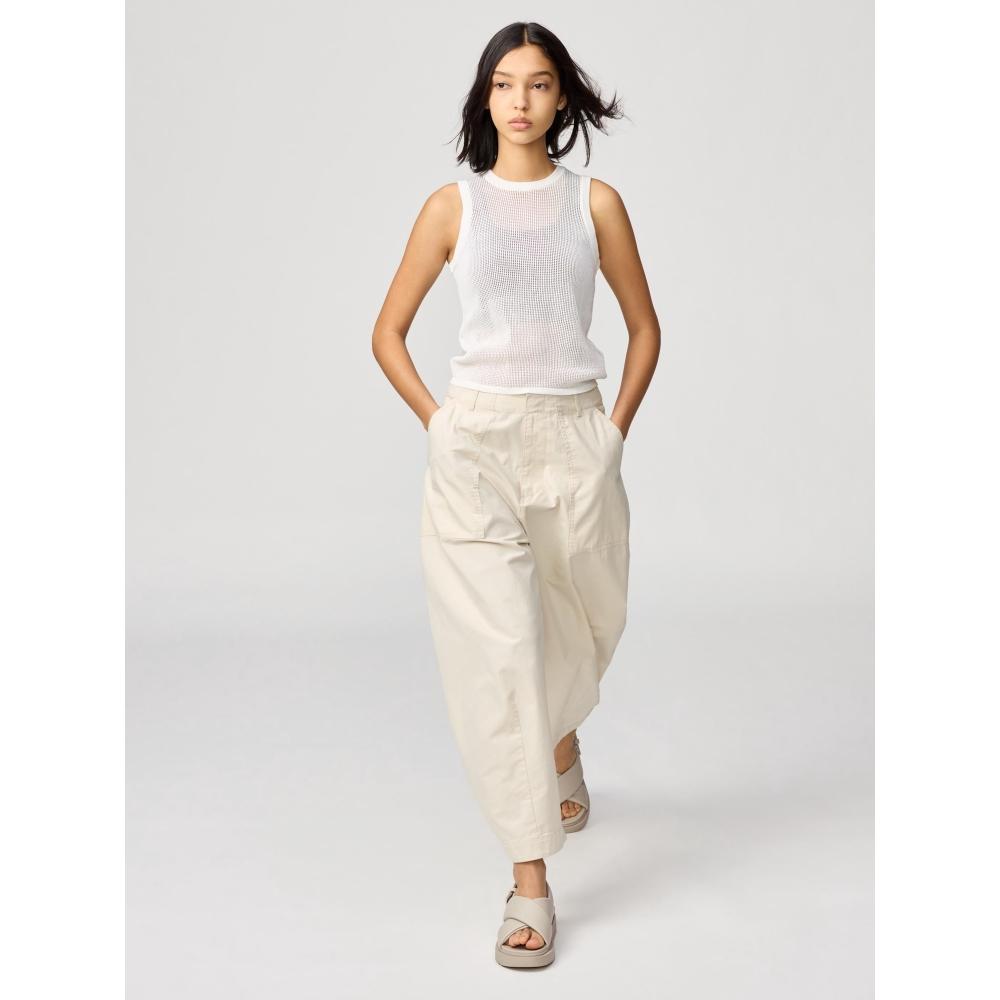 Uniqlo Сетчатый свитер с круглым вырезом без рукавов 