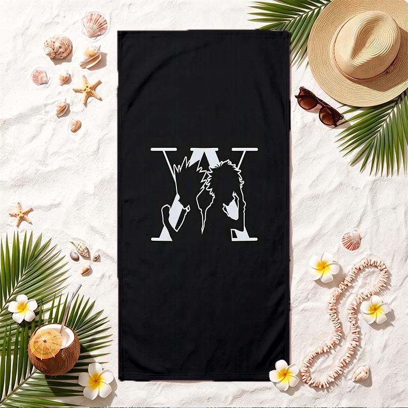 HUNTER×HUNTER Soft Beach Towel Stylish Beach Pool Towel for Summer Seaside Vacation Travel