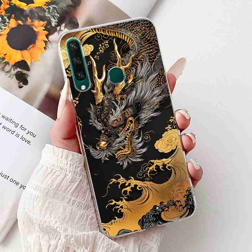 For Huawei Y6p Case Popular Painted Cover Soft Silicone Phone Case For Huawei Y 6p Y6p Y 7p Y7p Back Cover Bumper
