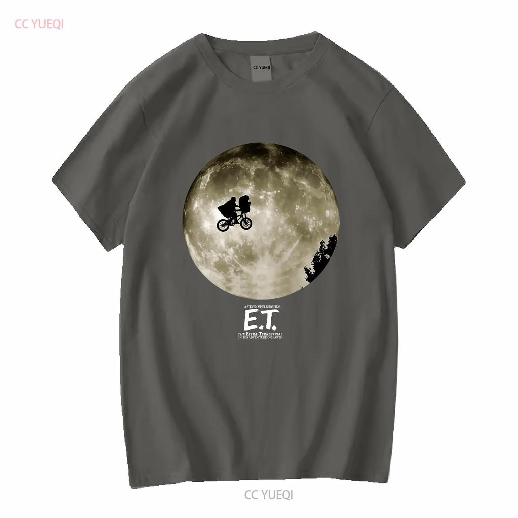 E T The Extraterrestrial 1982 Spielberg Retro Movie Shirt Black Size 2XL vintage Washed designer clothes streetwear Stylish