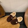 Беркенштоки велюровые теплые зимние новые Doudou туфли Французские Беркенштоки шерстяные хлопковые туфли