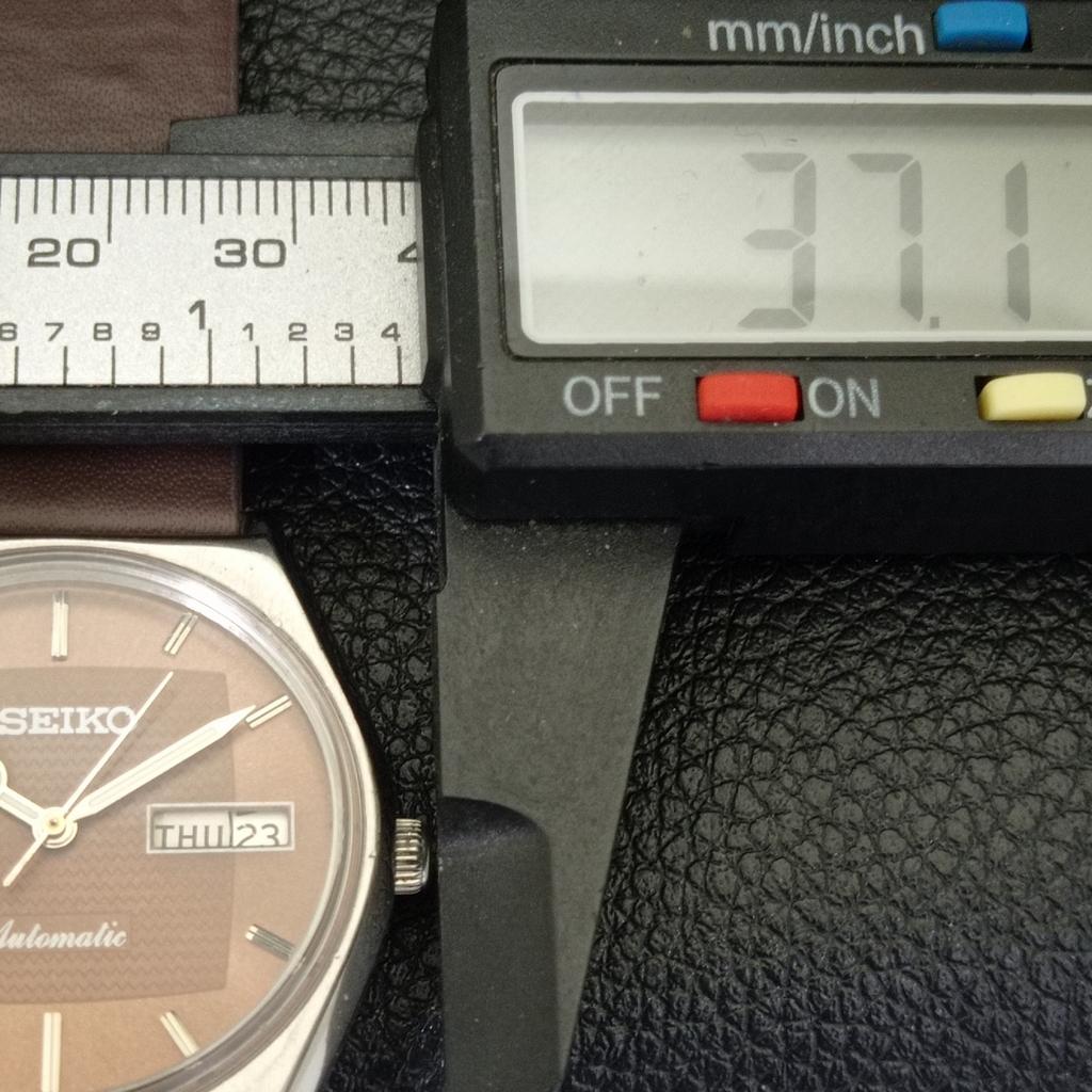 Seiko АВТОМАТИЧЕСКИЕ ВИНТАЖНЫЕ ЯПОНСКИЕ МУЖСКИЕ ЧАСЫ 6309A С КОРИЧНЕВЫМ ЦИФЕРБЛАТОМ a701447-5