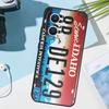 Retro Funny License Plate Cover For OPPO Reno 14 F 12 11 10 13 Pro 11F 12F 13F 7 8 Lite OPPO Find X8 X6 X5 X9 Pro Case