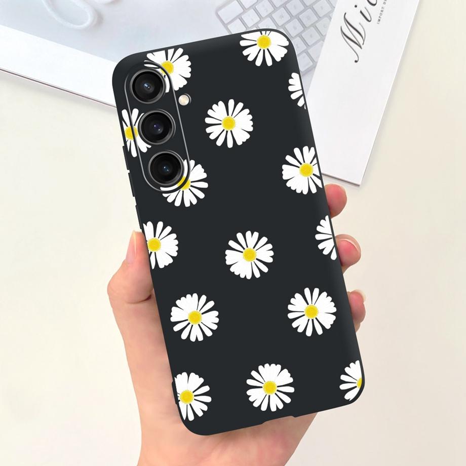 Для Samsung S24+ s24 Plus Чехол Обложка Samsung Galaxy S24 Ultra Pro Capa Защита Камеры Ударопрочный Мягкий ТПУ Fundas С Рисунком