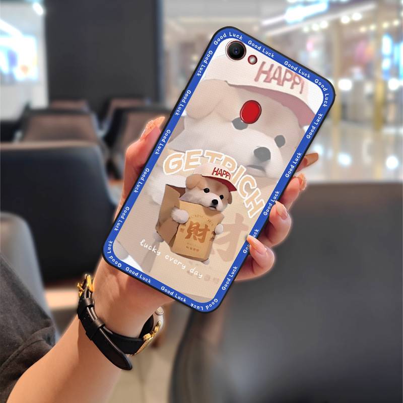 Силиконовый милый чехол для телефона для OPPO F7 Водонепроницаемый Модный дизайн Полная защита Защитный Парный Грязеотталкивающий Пыленепроницаемый ТПУ