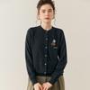 Women's Cashmere Round-Neck Sweater Cardigan - Loose, Cozy Autumn/Winter Knitwear.