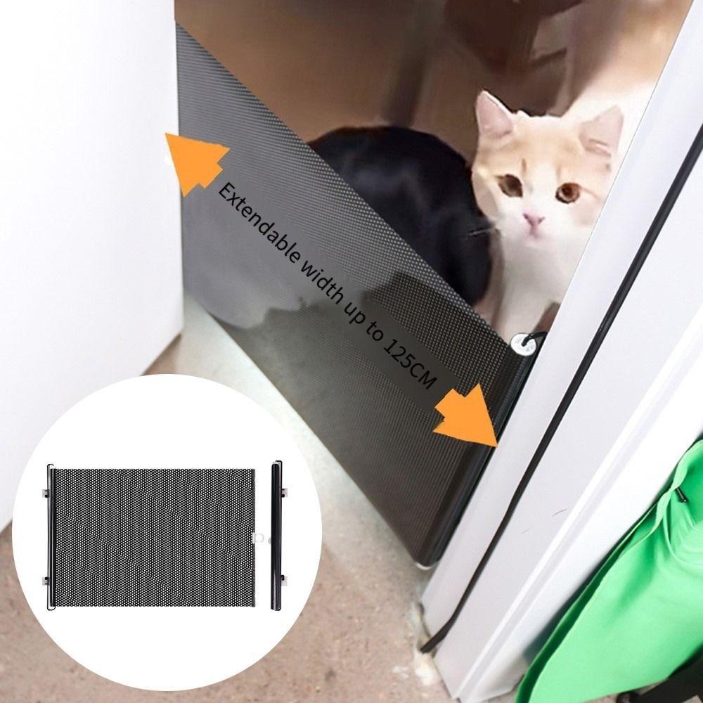 Anti-Escape Retractable Pet Gate Universal Pet Safety Enclosure Child Barrier Fences  Pet Supplies