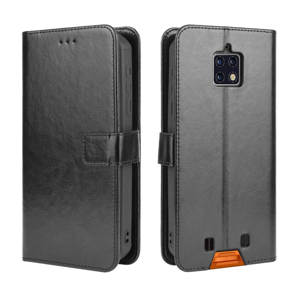 Кошелек-чехол для Oukitel WP6 с подставкой и слотами для карт – Ударопрочный, пылезащитный, деловой, прочный, откидная кожаная крышка