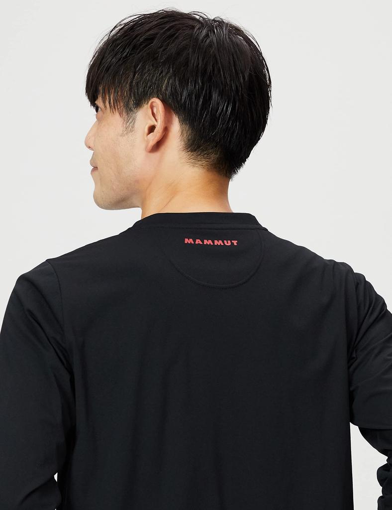 Футболки с длинными рукавами и принтом логотипа QD AF Men PRT2 L [Mammut] black-magma