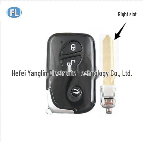 Совместимо с BYD Black Card: 3-кнопочный, 315 МГц, чип 46, левая/правая канавка, опция ручной разблокировки.