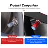 2026 Hot Valve Stems Caps 4pcs Car Wheel Tire Valve Caps Air Stem Covers Auto Parts For Volkswagen VW Scirocco Passat Polo B5 B6 B7 CC Ti