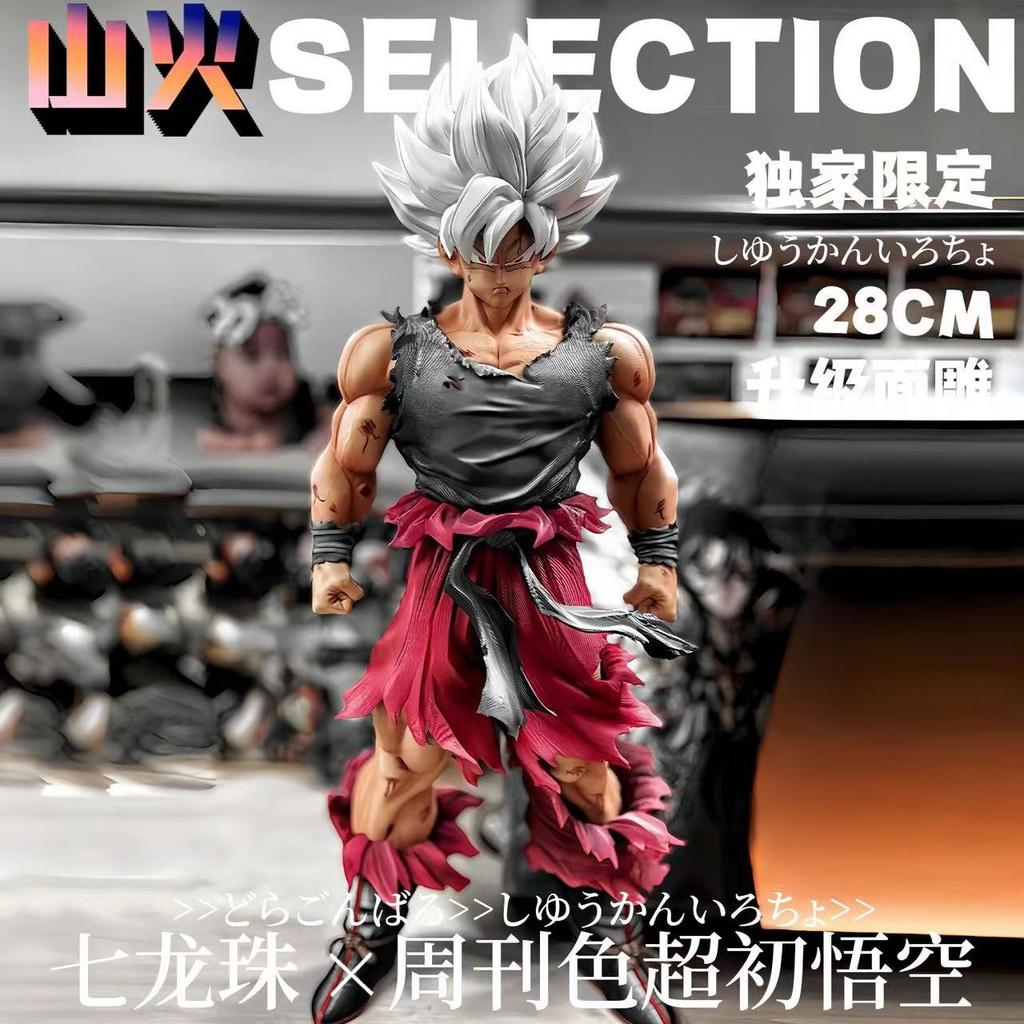 28 см/11,02 дюйма Аниме Dragon Ball Сон Гоку Фигурка Супер Сайян Фигурки Действия ПВХ Статуя Гоку Коллекционные Игрушки Подарки