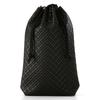 Inden HISOCA Hisoka Traditional Craft Koshu Inden Deerskin Lacquer Original Brand Black with Black Lacquer and Shippo Pattern [Inden-ya] Bag,