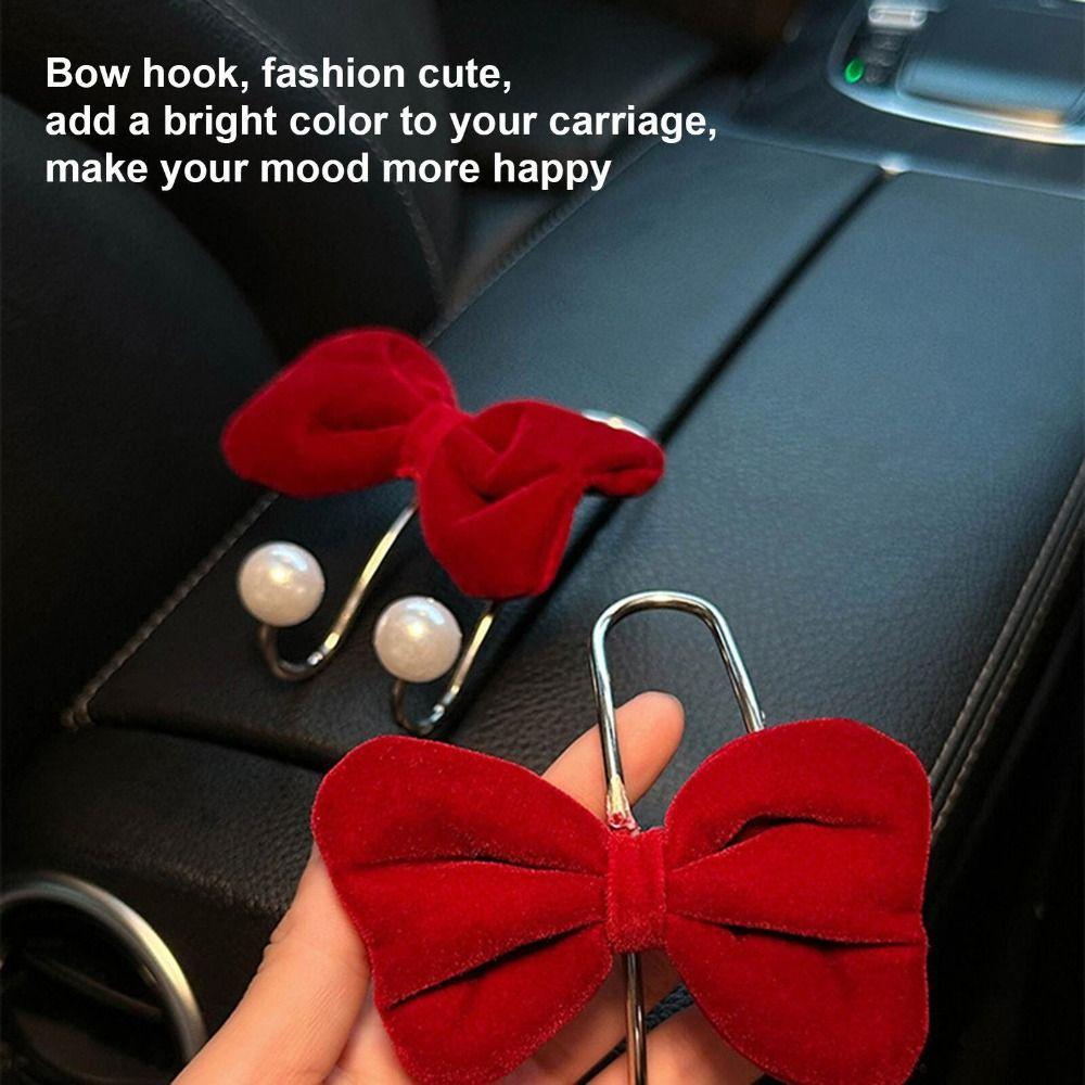 Alloy Bow Car Hook Bow Car Holder Hook NEW Car Seat Back Headrest Hook