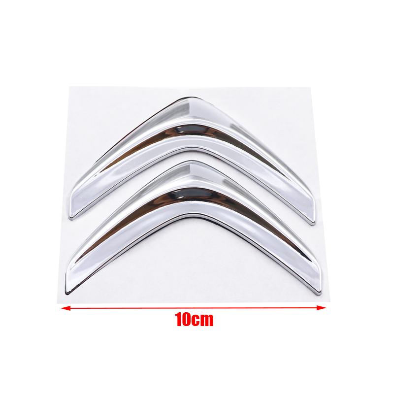 1pcs 3D metal Citroen Car Rear Letter Rear Bumper tail door trunk sticker car rear Emblem sticker styling Accessories