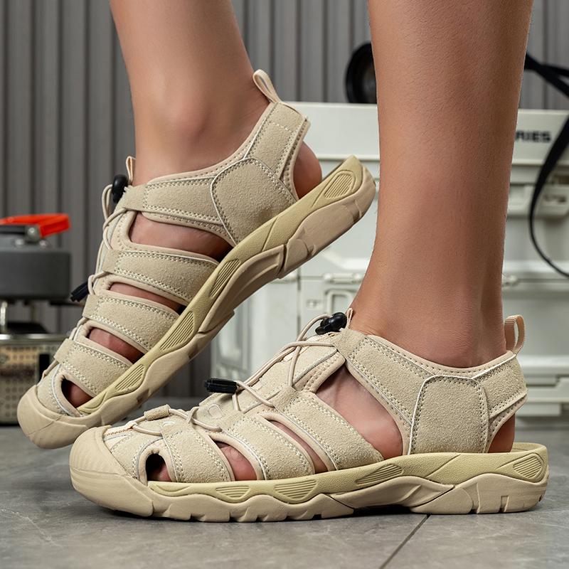 Модные летние походные туфли для отдыха на открытом воздухе, нескользящие сандалии для мужчин и женщин, дышащие сандалии для пляжа и кемпинга, скалолазания, аква-кроссовки