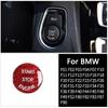 Carbon Fiber Start Stop Push Button Engine Ignition Switch Protective Sticker For BMW F10 F20 F15 F21 F32 F36 F02 F11 F90