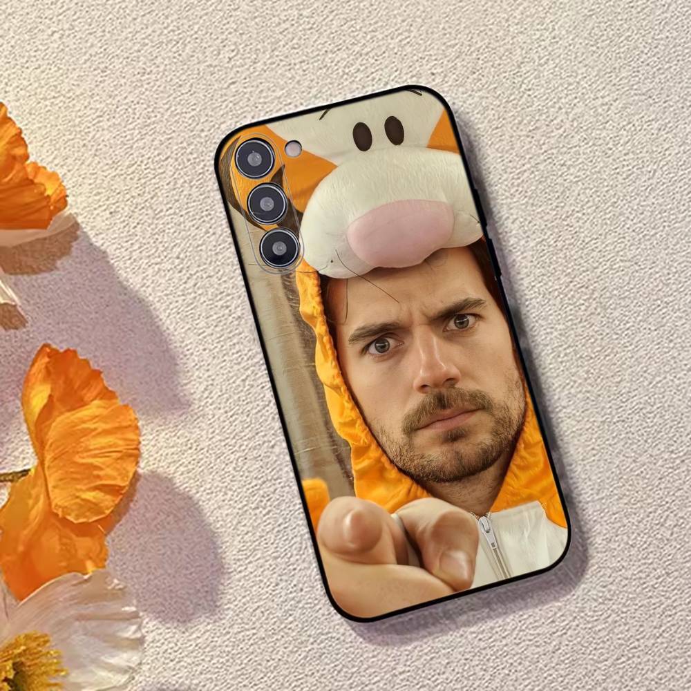 Чехол для телефона с изображением актера Г-Генри К-Кавилла Для Samsung Galaxy A73,A72,A71,A70,A53,A52,A51,Мягкий силиконовый черный чехол