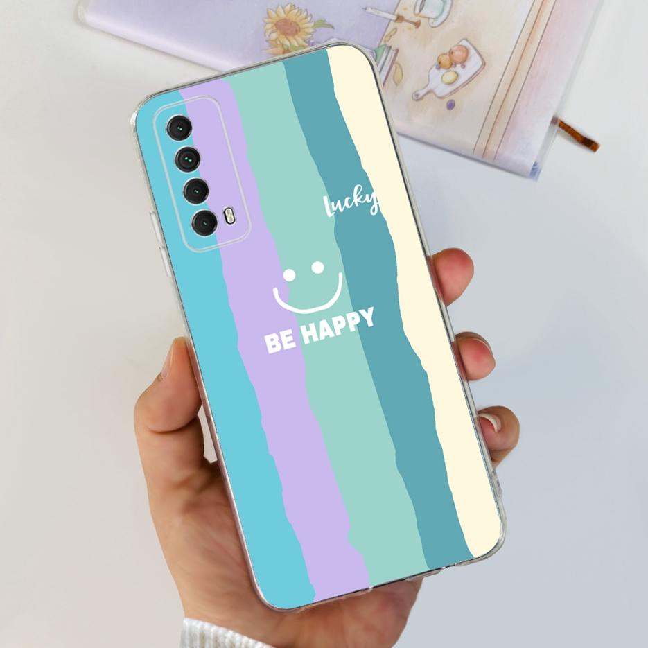 Для Huawei P Smart 2021 Чехол PPA-LX1 PPA-LX2 Новый Модный Расписной Чехол Мягкий ТПУ Чехол для Телефона Для Huawei Y7a Psmart 2021 Coque Capa