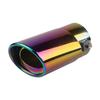 63mm Car Exhaust Muffler Tip Stainless Steel Tail Throat Tailpipe Exhaust Pipe Modification Supplies Muffler Systems