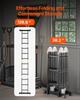 Multi-Purpose Folding Ladder 7-in-1 3 Step 12ft with Scaffolding Plank