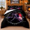 Sleep Token Pattern Bedding 3Pcs Set Bed Sheet And Pillowcases For Indoor Bedroom