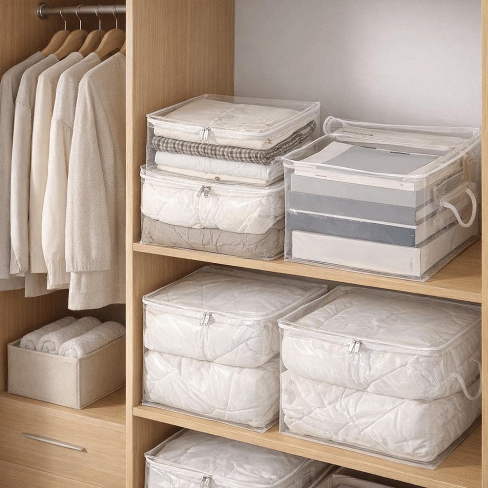 Large Capacity Clothes Quilt Storage Bag Dust-proof Clothes Storage Bag Moving Packing Bag  Closet