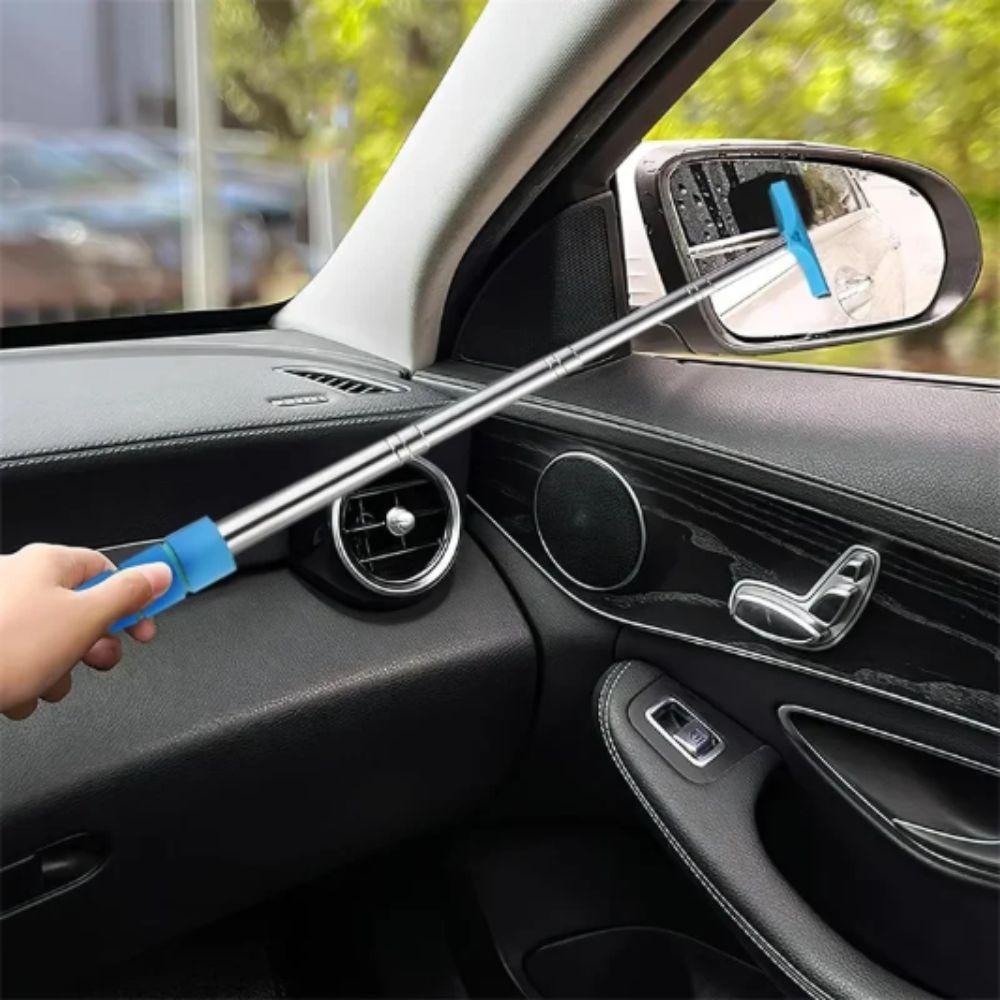 Telescopic Retractable Auto Mirror Wash Cleaning Brush Rearview Mirror Water Remover Glass Care