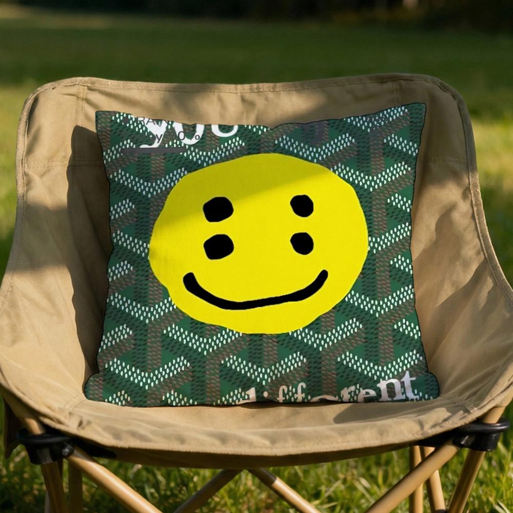 Роскошная наволочка-подушка Smile CCpfm Мягкая Двусторонняя Прочная для Дома Автомобиля Ежедневного Комфорта