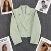 Spring Female Small Fragrance Double Breasted Short Coat And Jacket Women Blazers