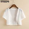 Shawl Women's Chiffon Sunscreen Clothes Air-conditioned Shirt Thin Coat Large Size Cardigan Short Outerwear