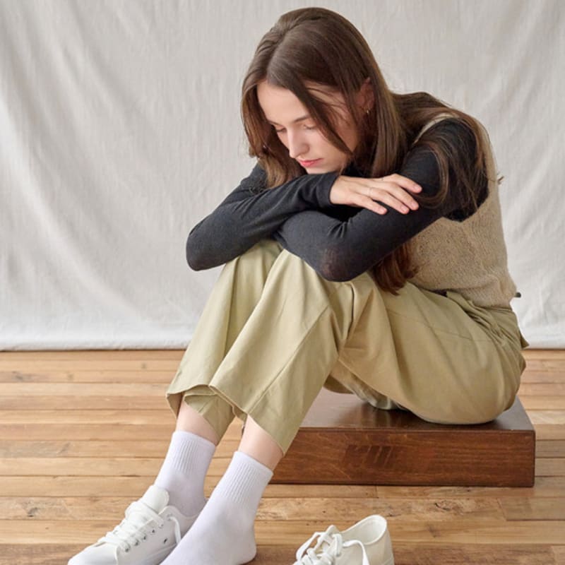 lululela Weekly Mid-Calf Socks (2 Colors) 5/10set