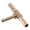 Brass Tee T Shape  Barb Fitting Reducer Barb Union Coupling 3 Ways  Fitting Air Gas Water Fuel