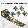 5 шт. камуфляжные ленты водостойкие компактные размеры портативные широко используемые прочные клейкие ленты снаряжение для охоты и кемпинга