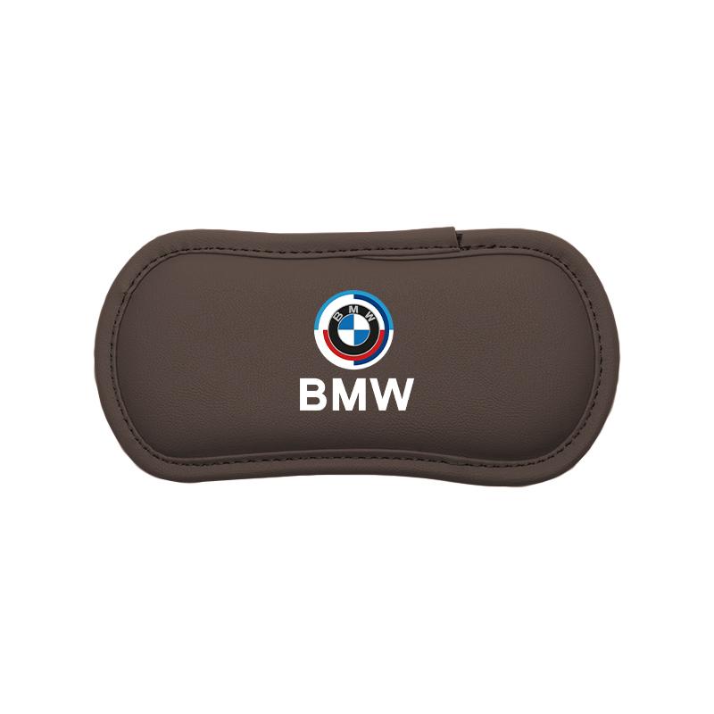 BBIG5 Car Interior Leg Knee Rest Pads Leather Cushion Valve Cap Auto Sticker For BMW X1 X2 X3 X5 X4 X6 X7 iX3 F20 F10 F07 E70 E46 E90