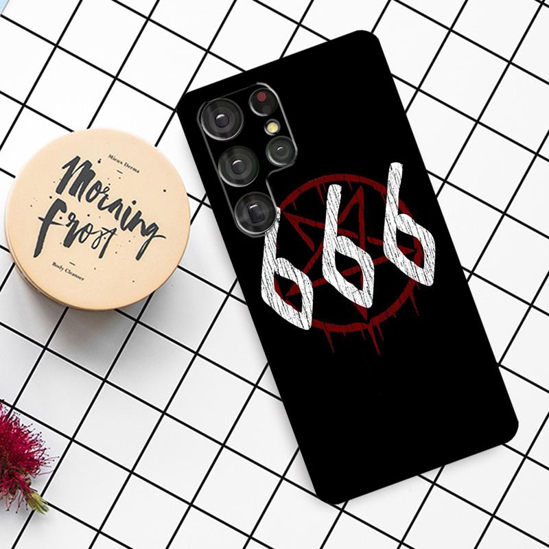 Пентаграмма 666 Демонический Сатанинский Чехол Для Samsung Galaxy S21 S22 S23 S24 S25 Ultra S9 S10 S25 Plus S24 FE S20 FE Чехол Для Телефона