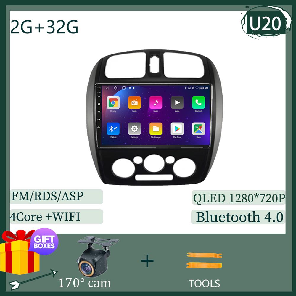 Для Mazda 323 BJ 2000 2001 - 2003 Авто Радио Carplay НЕТ 2DIN Android 13 Автомобильное Радио Мультимедиа Экран Плеер Навигация Стерео